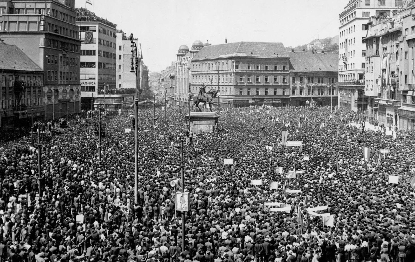 Zagreb, 11. svibnja 1945. – Miting oslobođenja